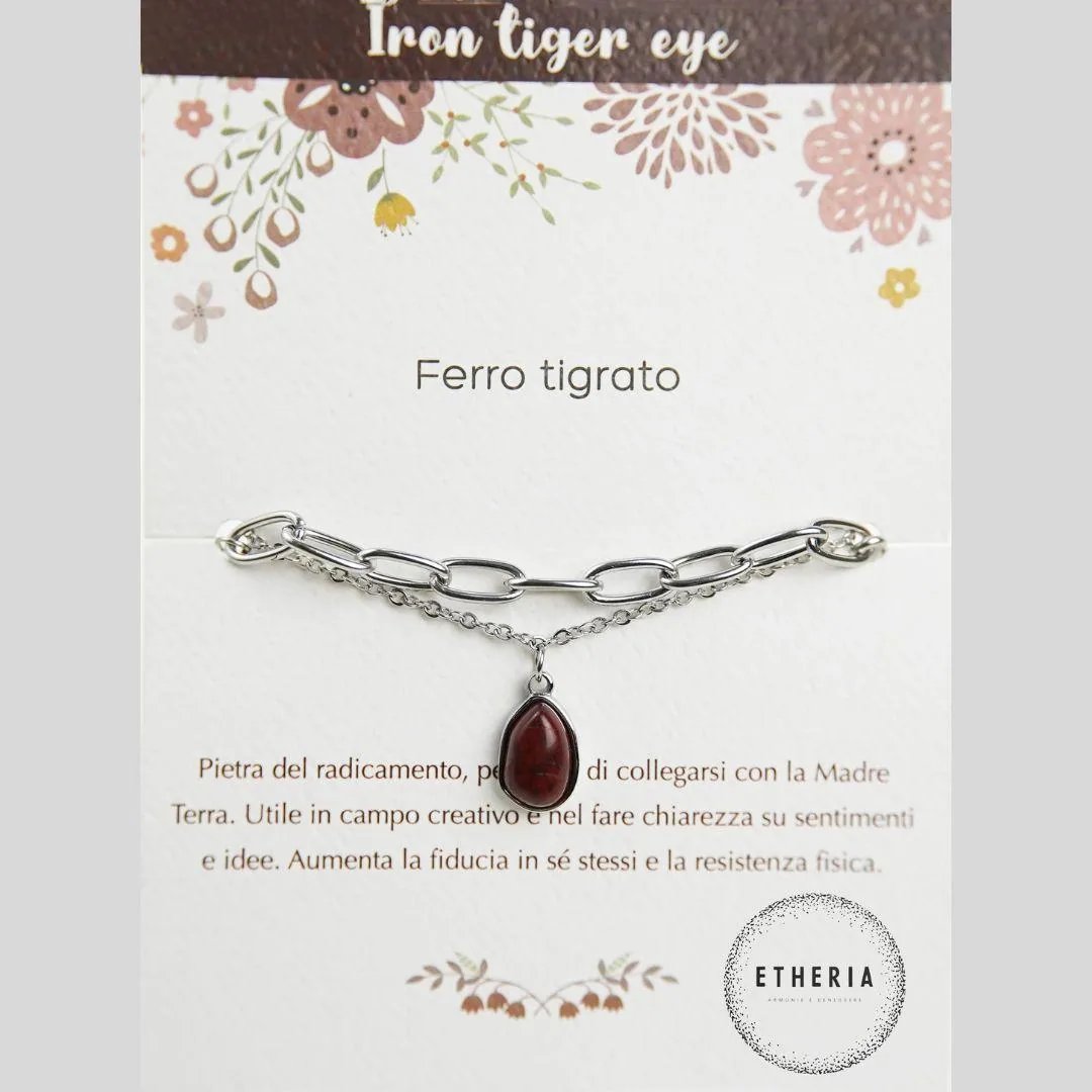 Pietre dell'Anima Bracciale Ferro Tigrato
