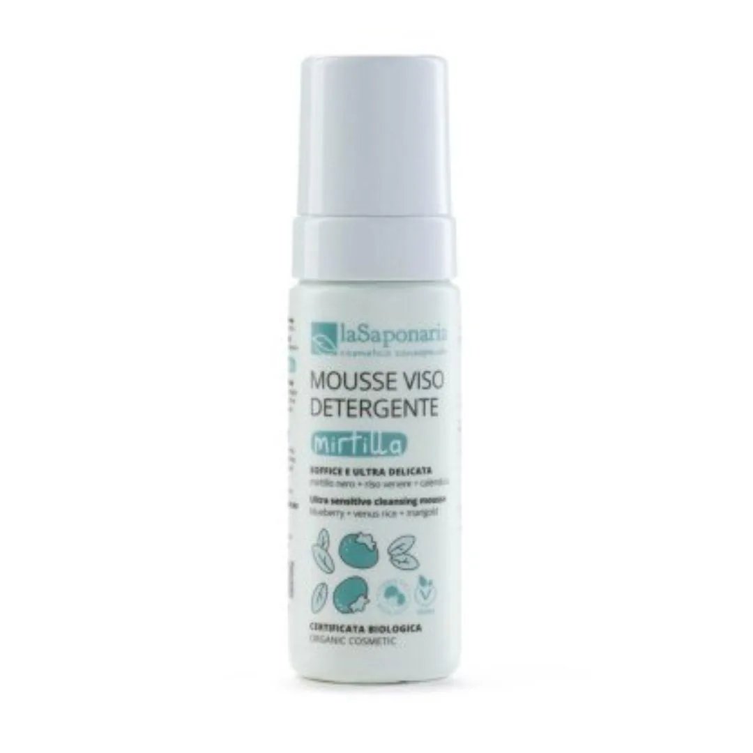 Mousse detergente viso Mirtilla