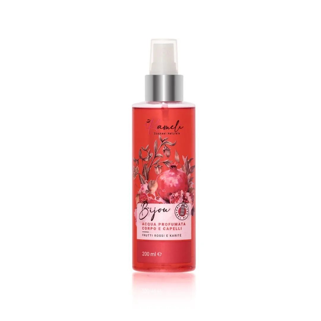 Bijou Acqua Profumata corpo e capelli Frutti Rossi e Karitè