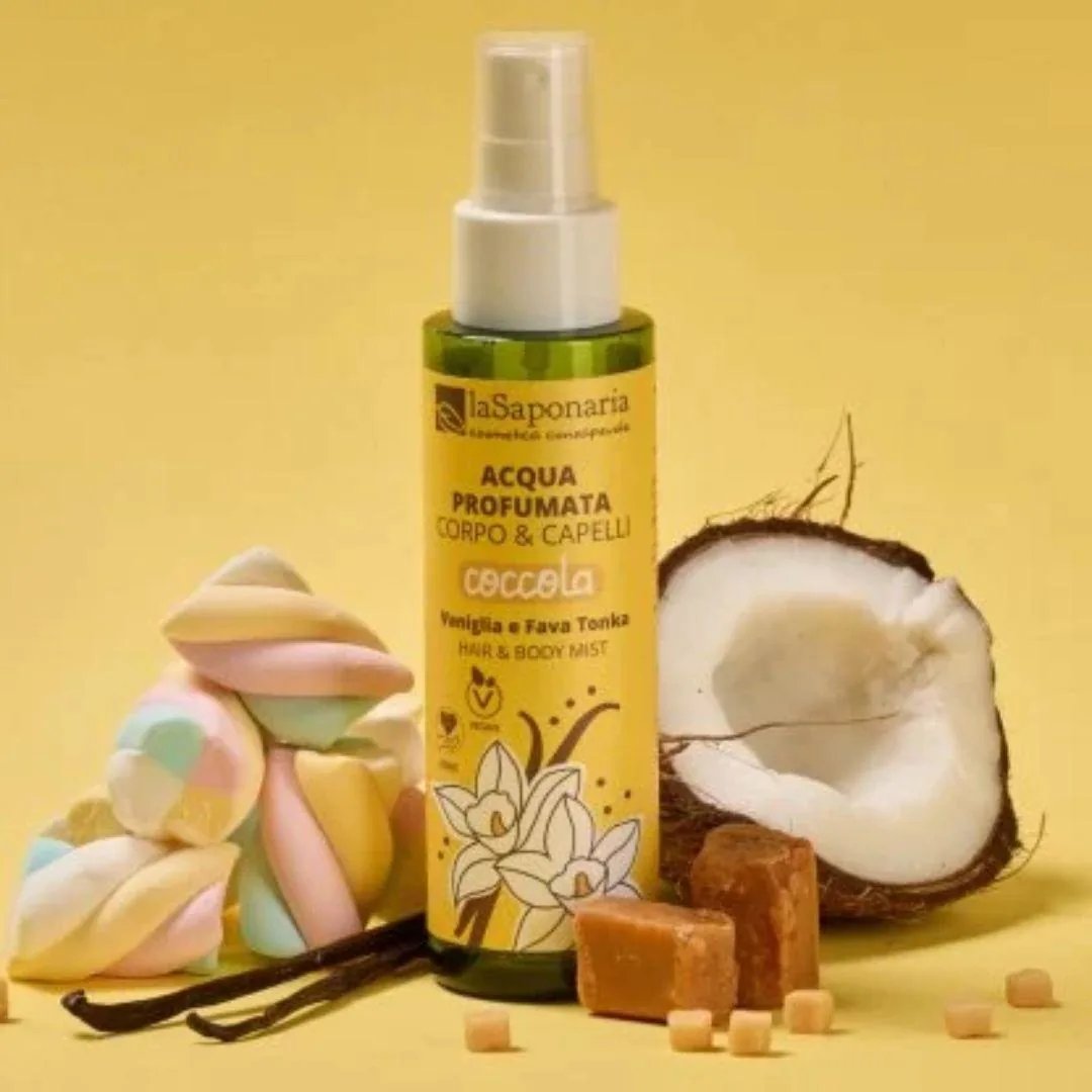 Acqua profumata corpo e capelli coccola 2
