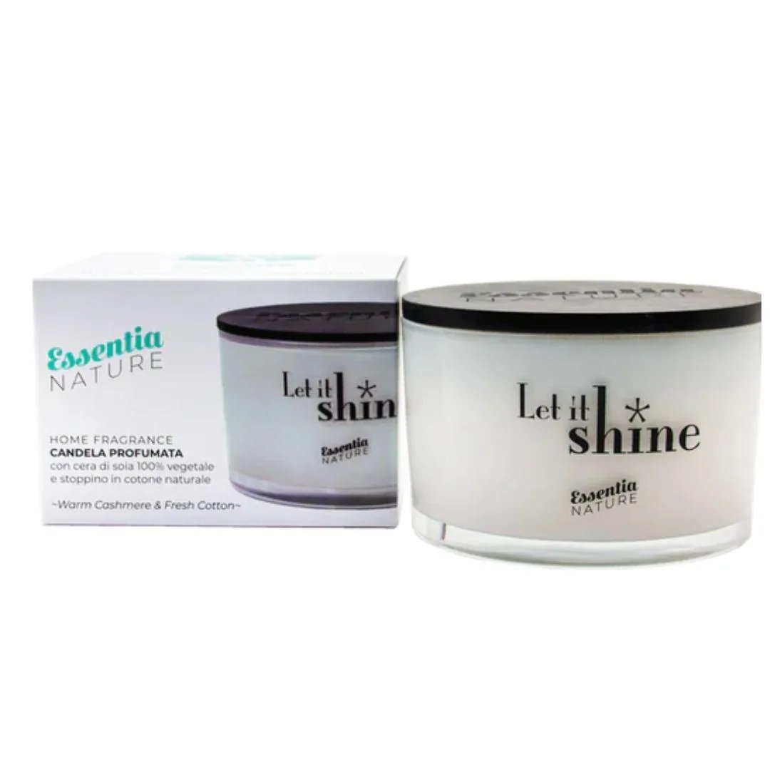 Candela Profumata Warm Cashmere e Fresh Cotton in Vaso 450g