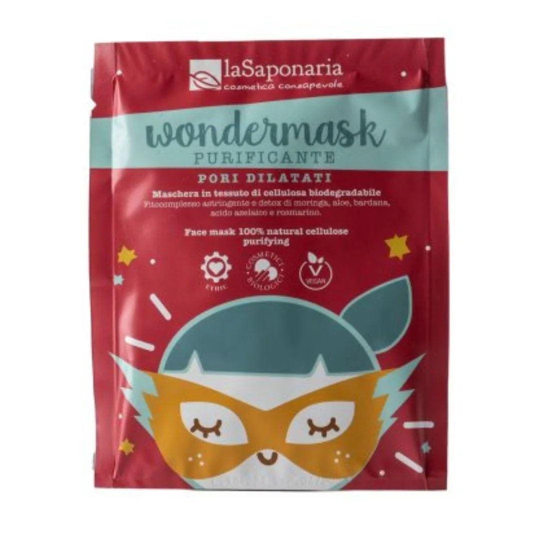 Wondermask maschera in tessuto purificante