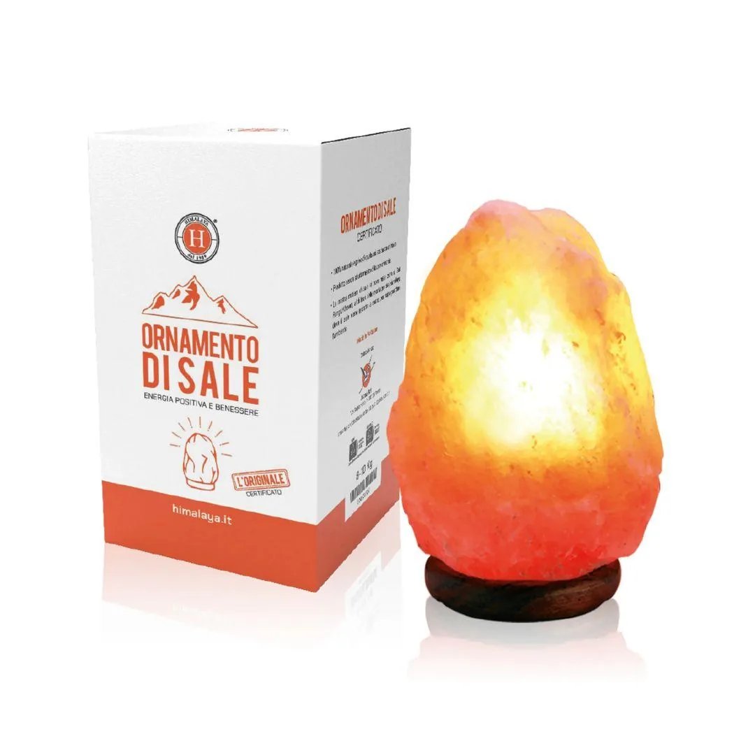 Lampada di Sale Rosa dell'Himalaya 1-2 kg