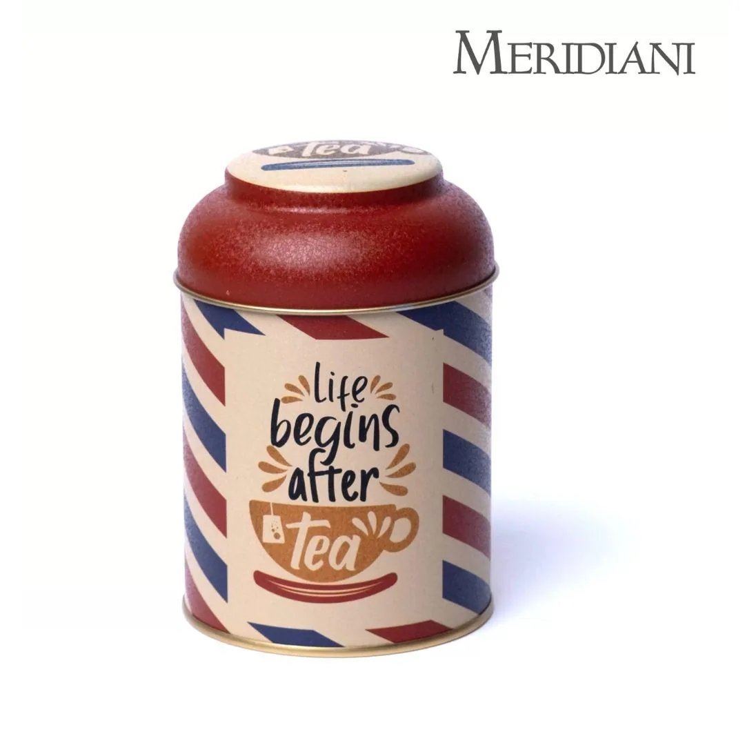 Latta Vintage con 100g Miscela di Frutta e Fiori per infusione