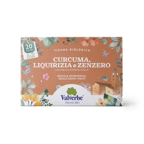 Tisana Curcuma Liquirizia e Zenzero