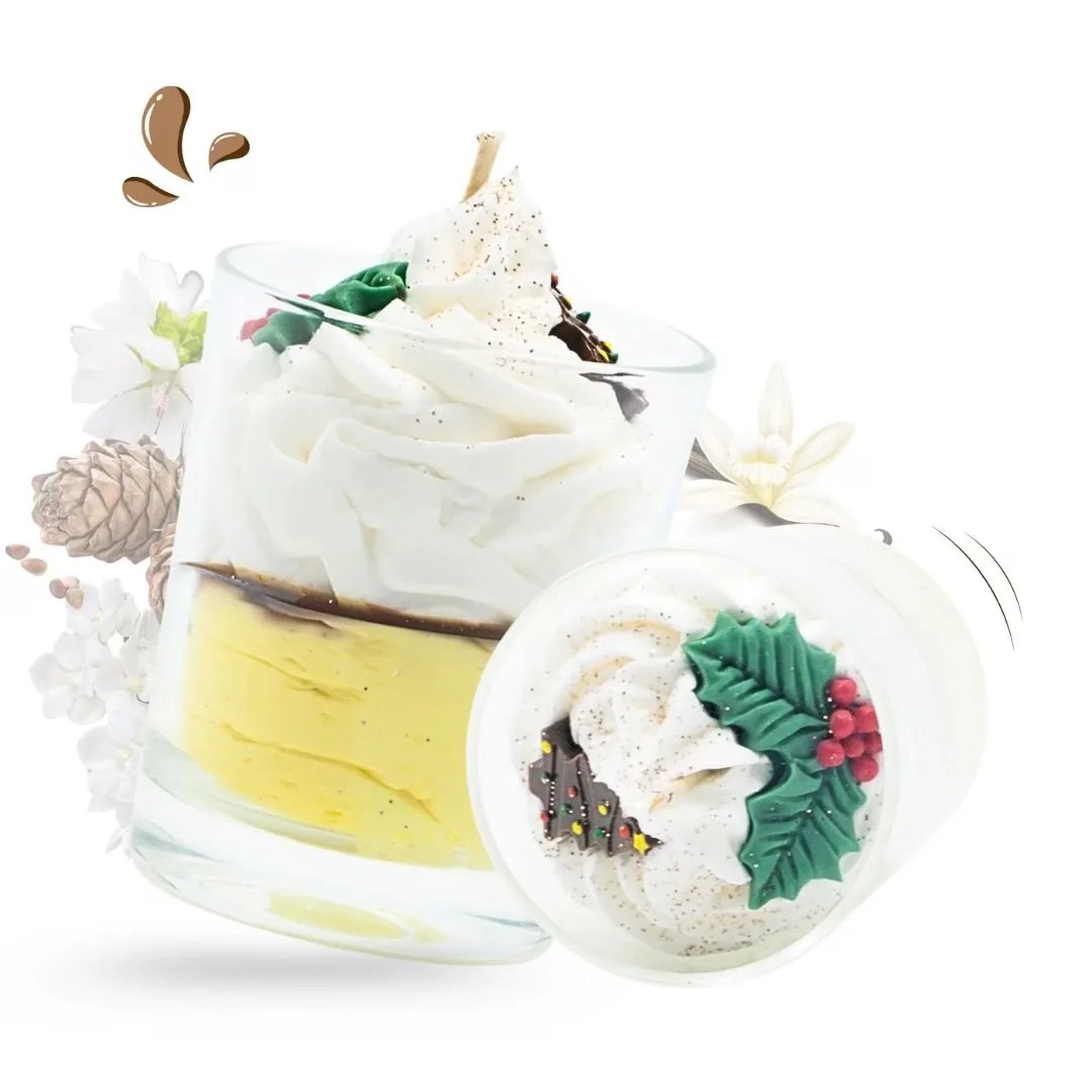 Candela golosa tronchetto di Natale