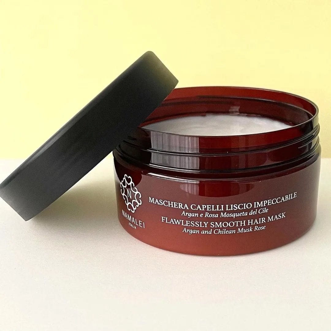Maschera Capelli Liscio Impeccabile Argan e Rosa Mosqueta del Cile 2