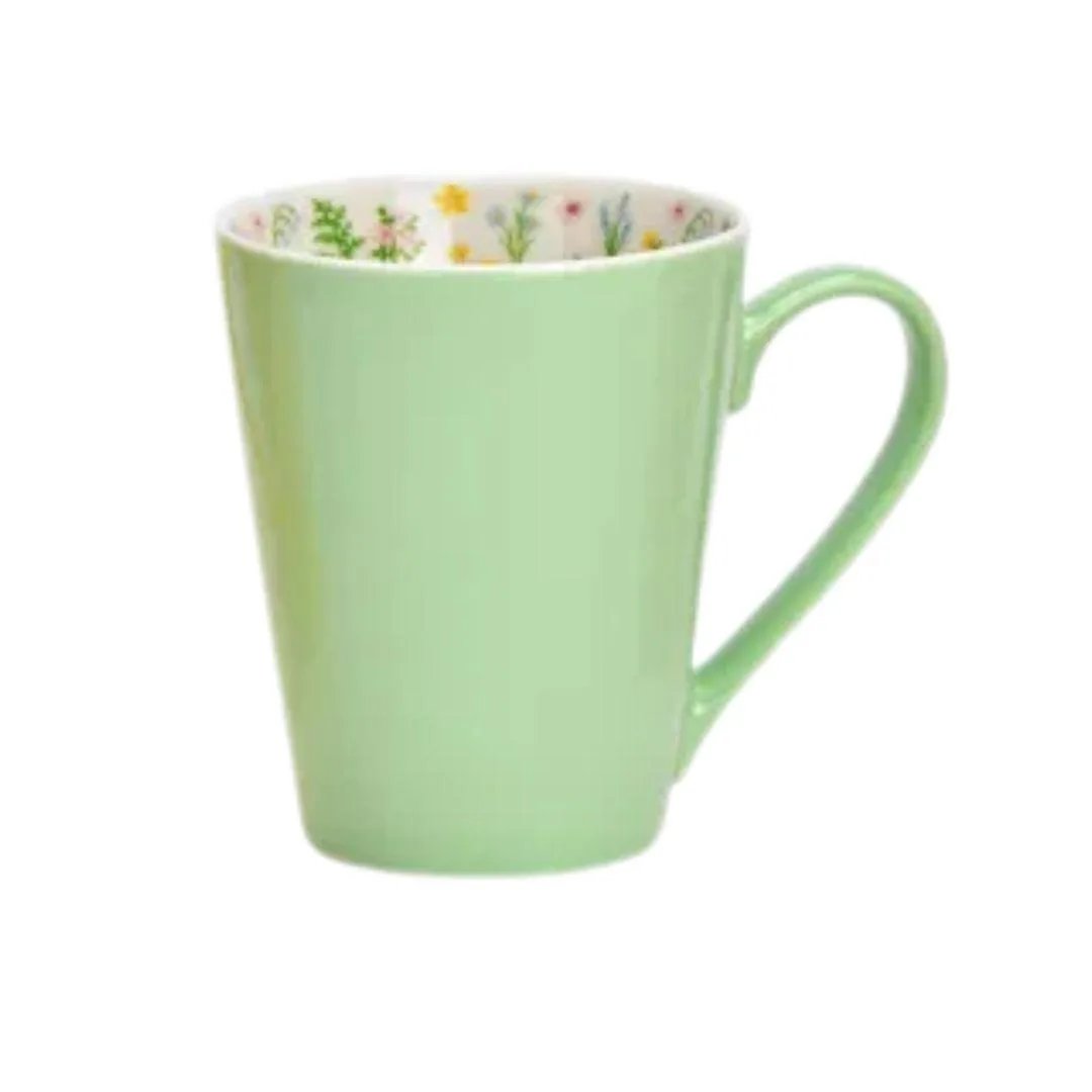 Tazza prato fiorito verde