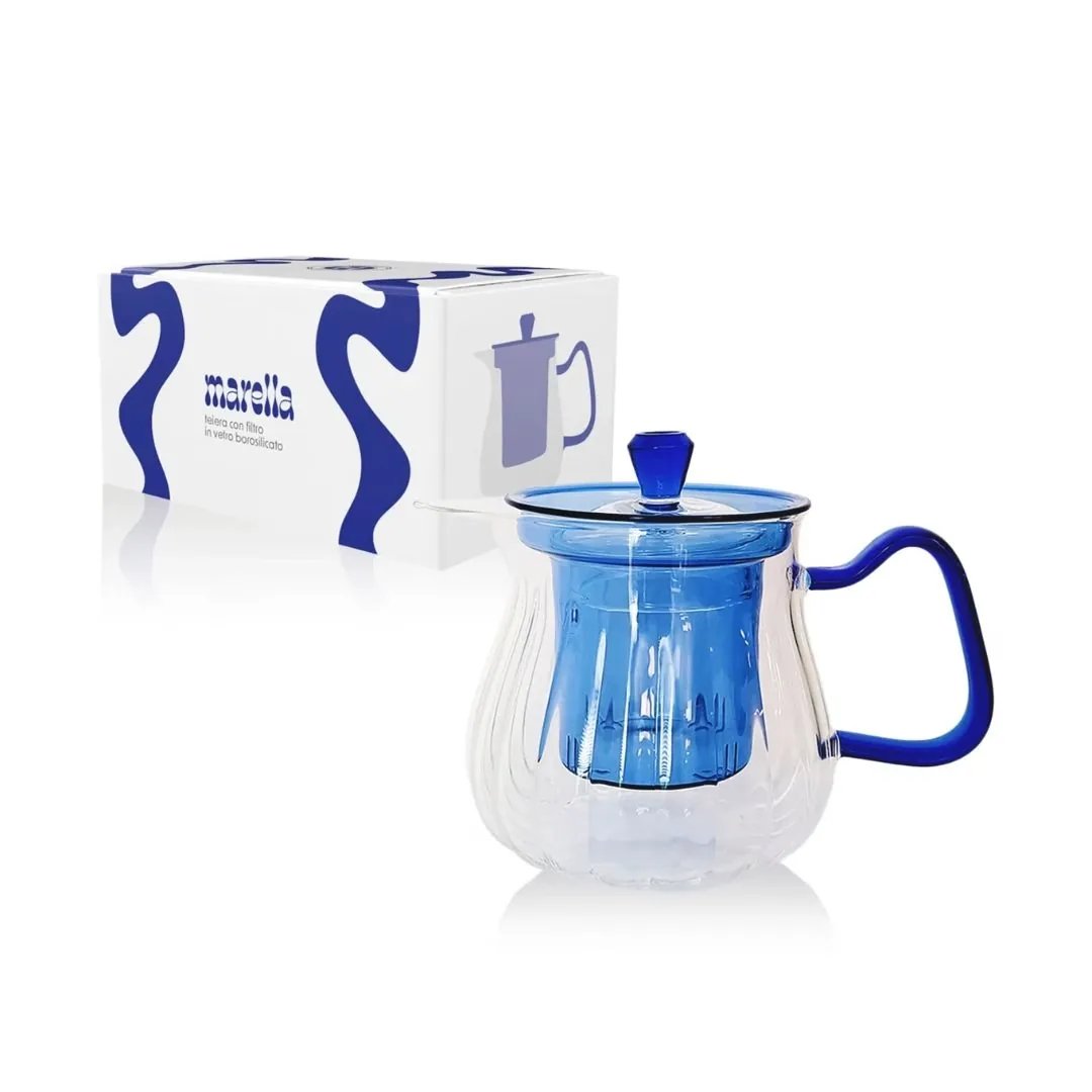 Teiera in vetro borosilicato Marella