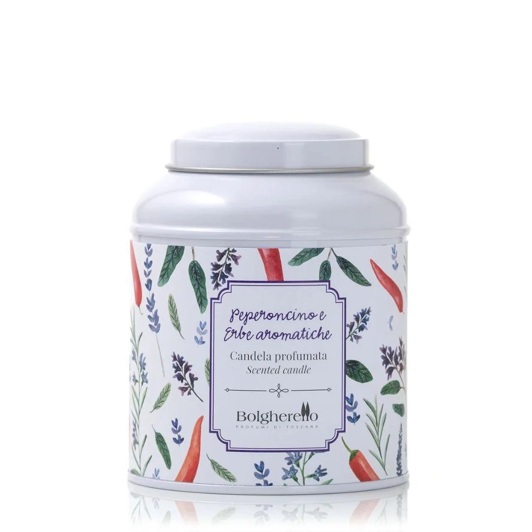 Candela Profumata Peperoncino e Erbe Aromatiche