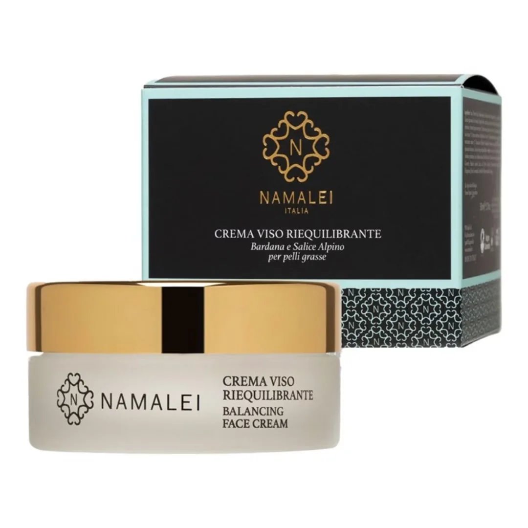 Crema Viso Riequilibrante Pelli Grasse Bardana e Salice Alpino