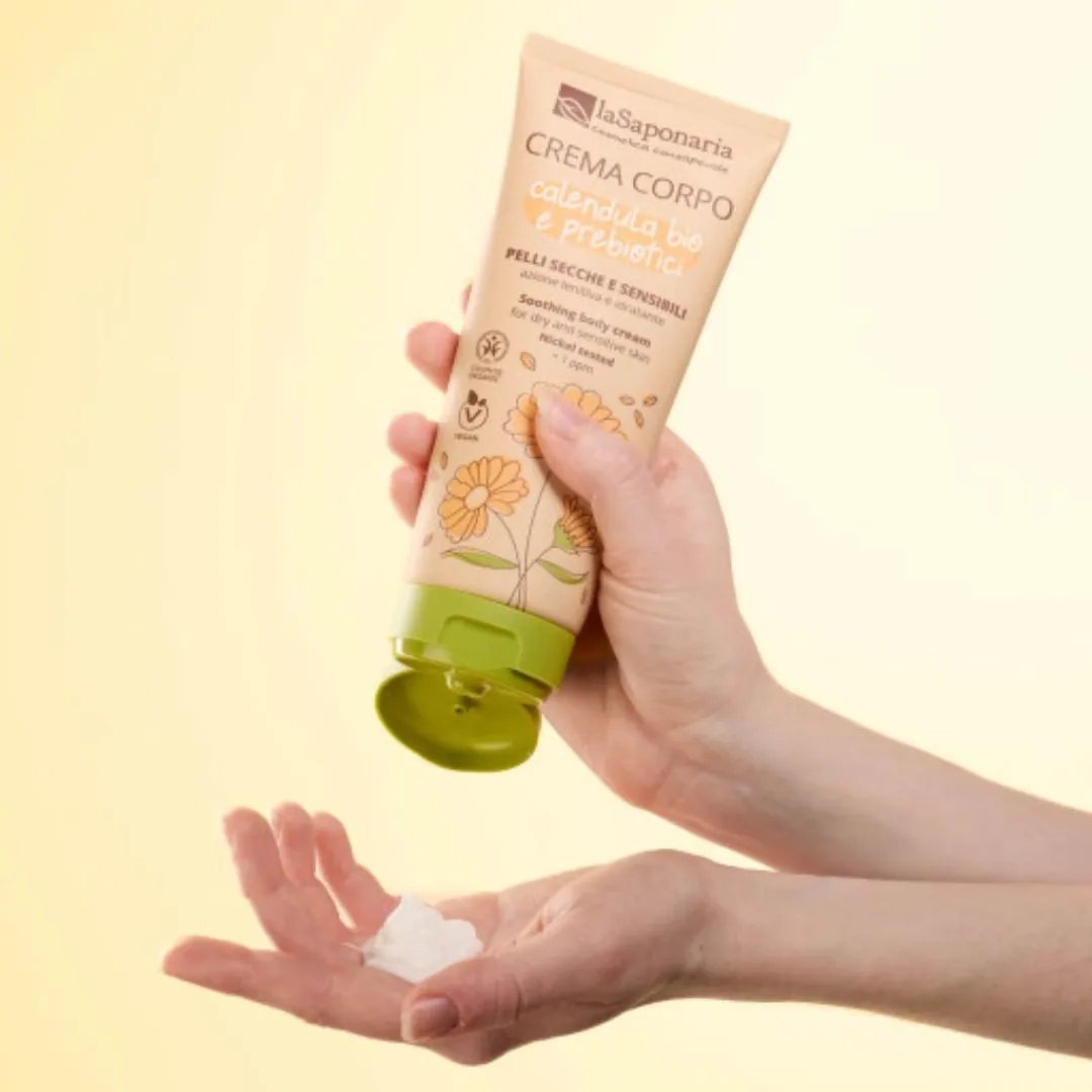 Crema Corpo Pelli secche e sensibili Calendula Bio e Prebiotici 2