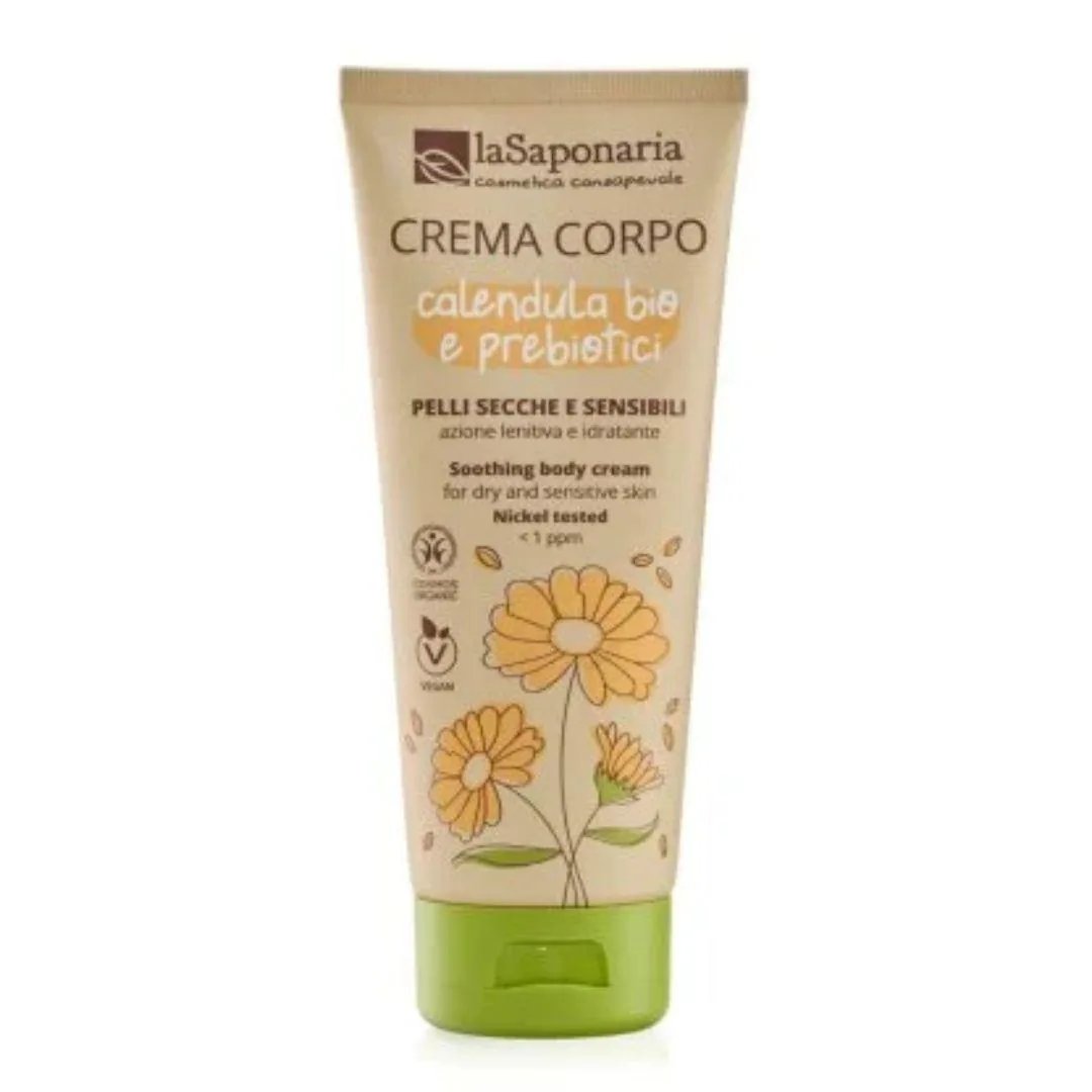 Crema Corpo Pelli secche e sensibili Calendula Bio e Prebiotici