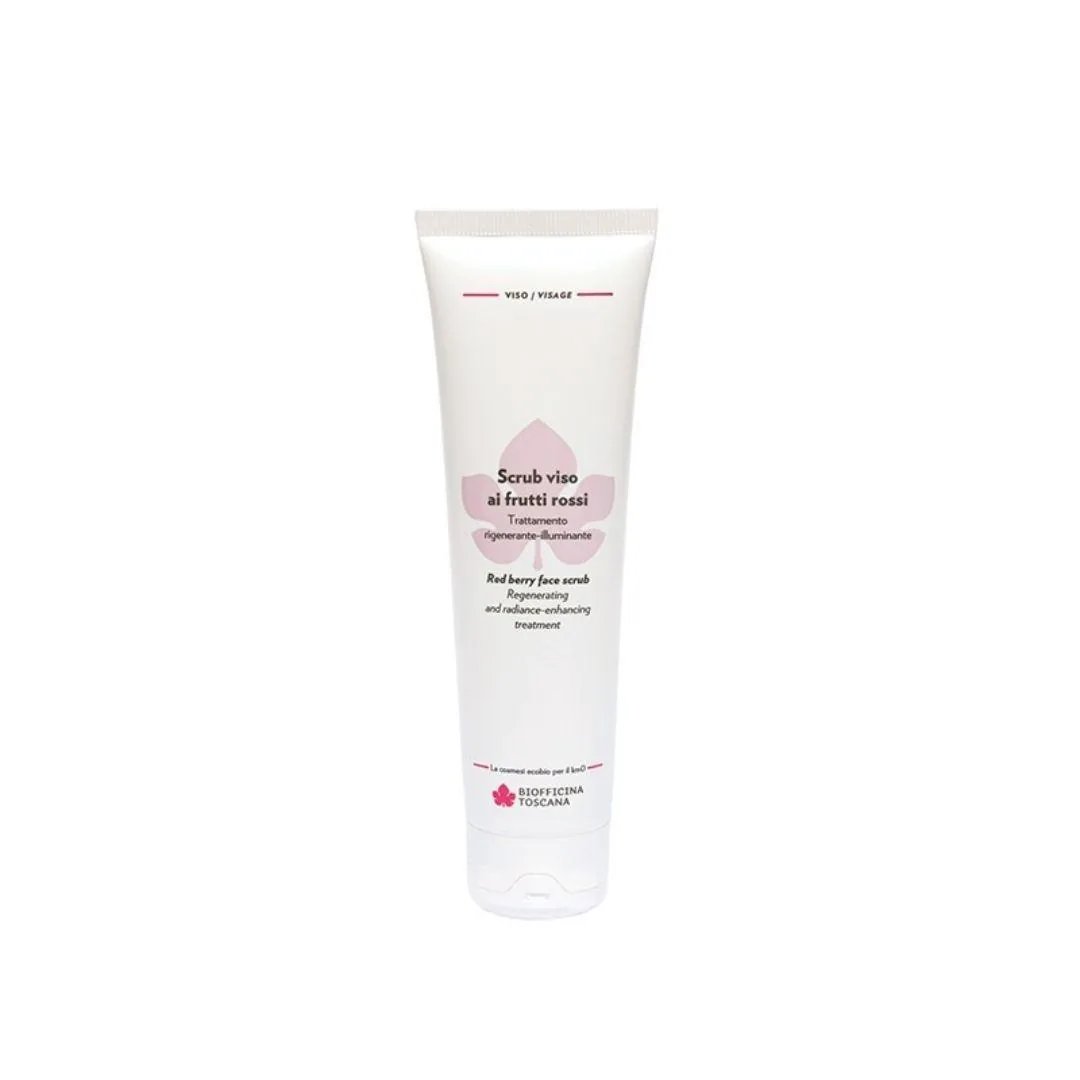 Linea illuminante uniformante Scrub viso ai frutti rossi