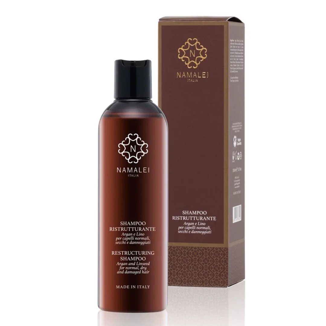 Shampoo Ristrutturante Argan e Lino