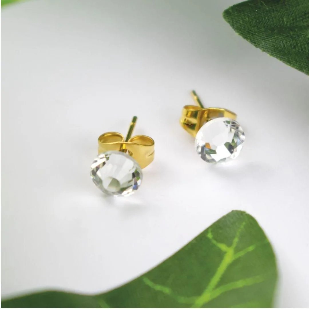 Orecchini Placcati Oro 18K Punto Luce 2