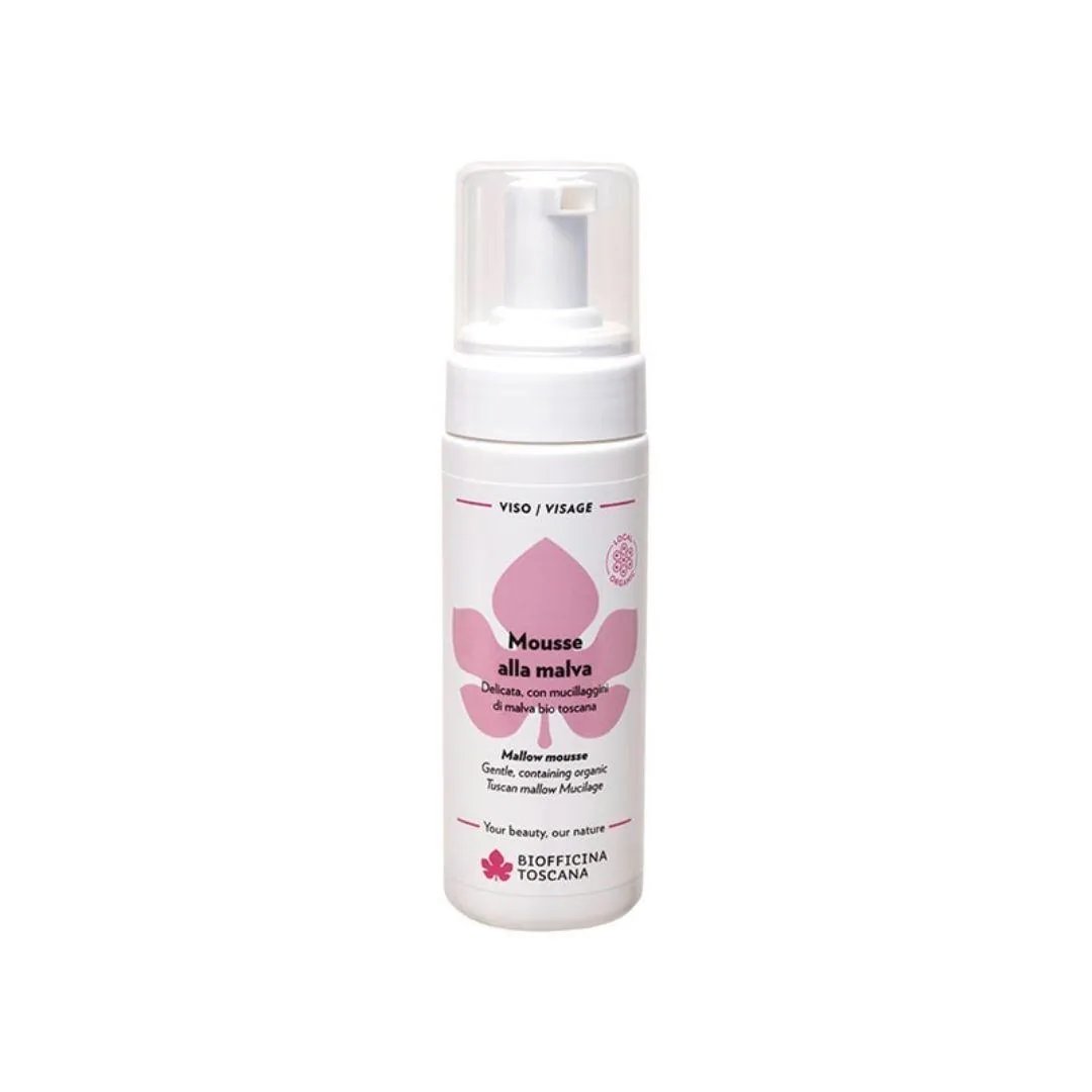 Linea Lenitiva Mousse detergente alla malva