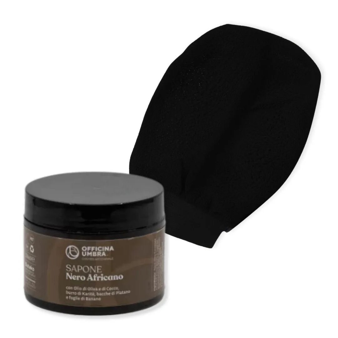 Sapone Nero Africano e Guanto di Kessa