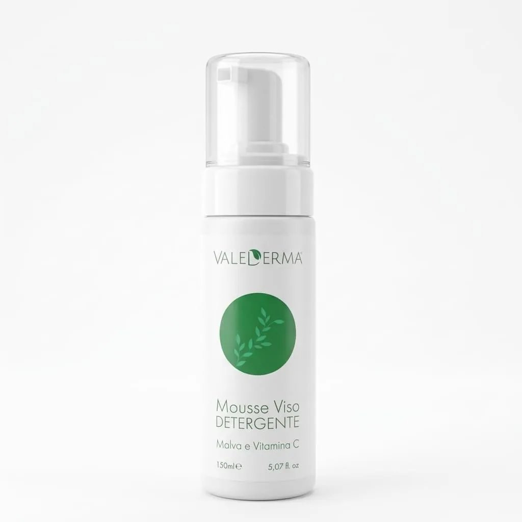 Mousse viso detergente Malva e Vitamina C
